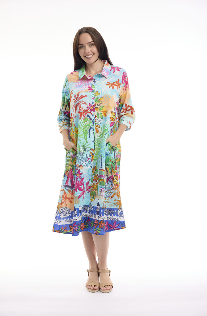 Women's Dresses | Nice Shirt Dress | ORIENTIQUE