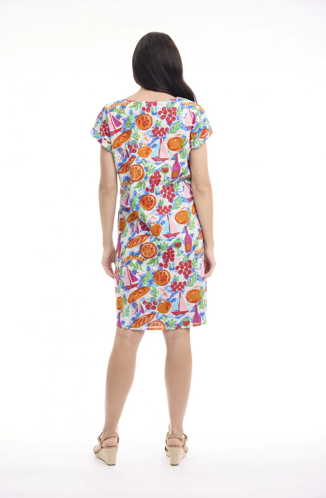 Women's Dresses | Nice Reversible Short Sleeve Dress | ORIENTIQUE
