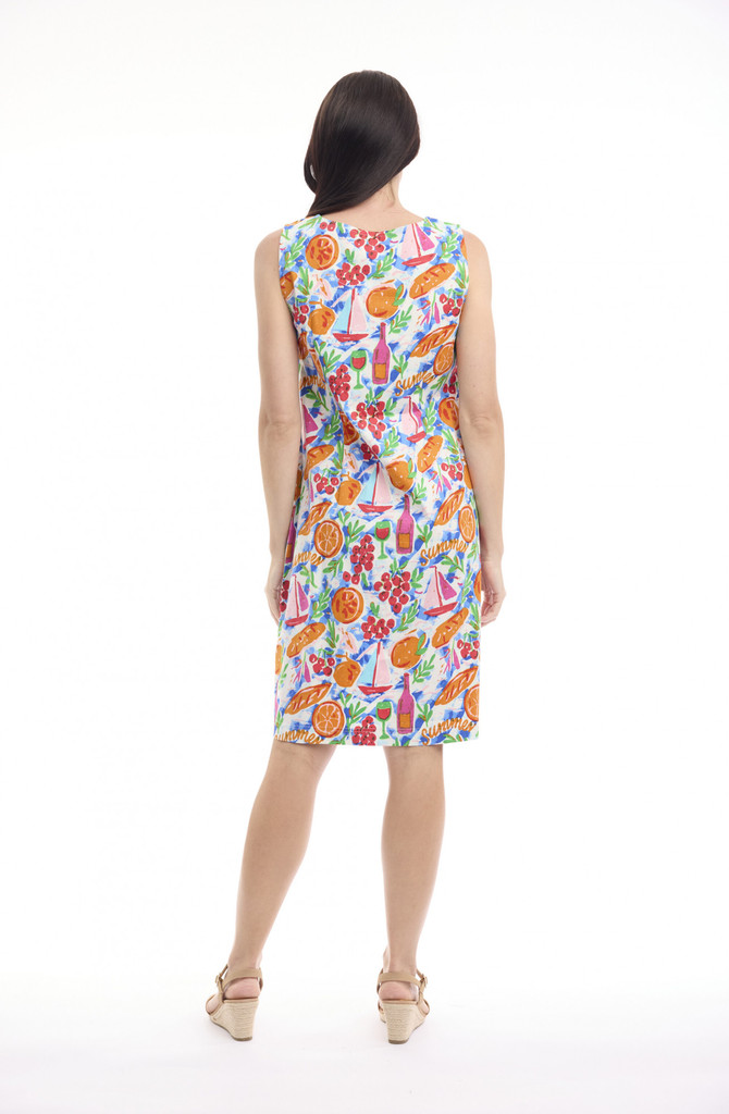 Women's Dresses | Nice Shift Sleeveless Dress | ORIENTIQUE