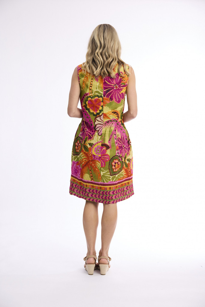Women's Dresses | Tahiti Sleeveless Reversible Dress | ORIENTIQUE