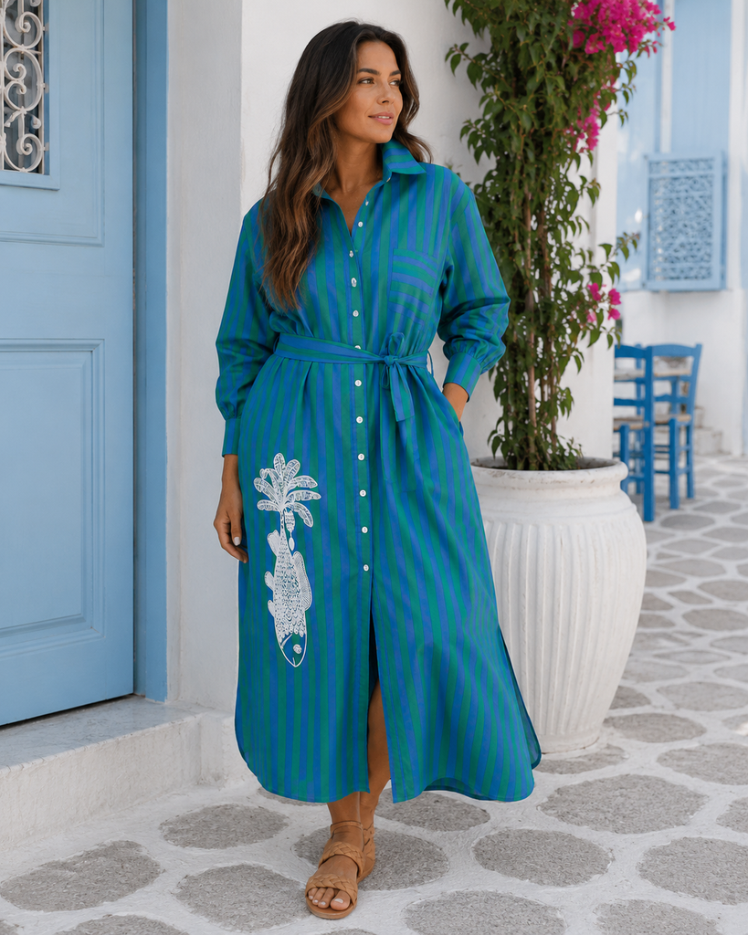 Women's Shirt Dress | KL989 Shirt Dress | KIIK LUX