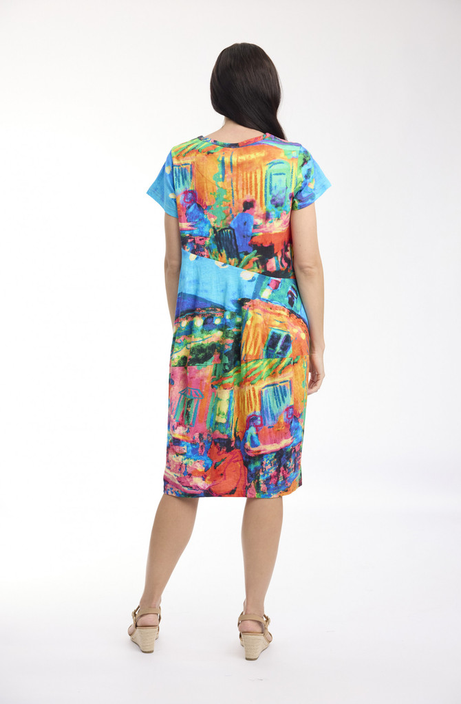 Women's Dresses | Bubble Short Sleeve Dress | ORIENTIQUE