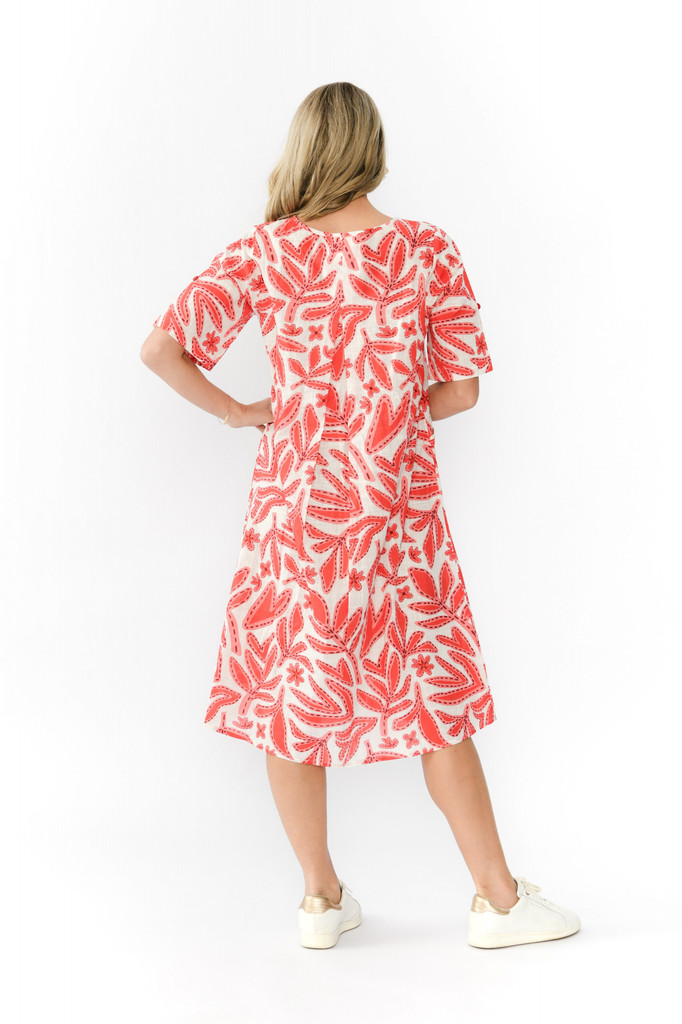 Women's Dresses | Yvonne Round Neck Dress | ONE SUMMER