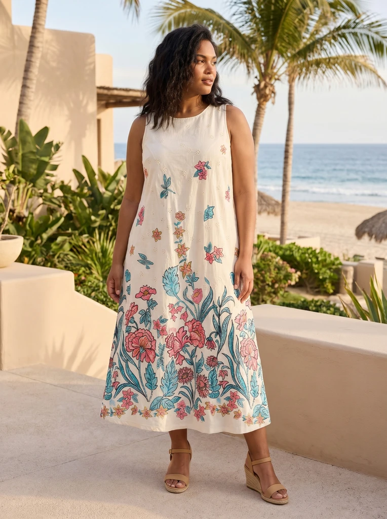 Rothschild Rothschild Dress Round Neck Midi by Orientique | Alibi Online Australia
