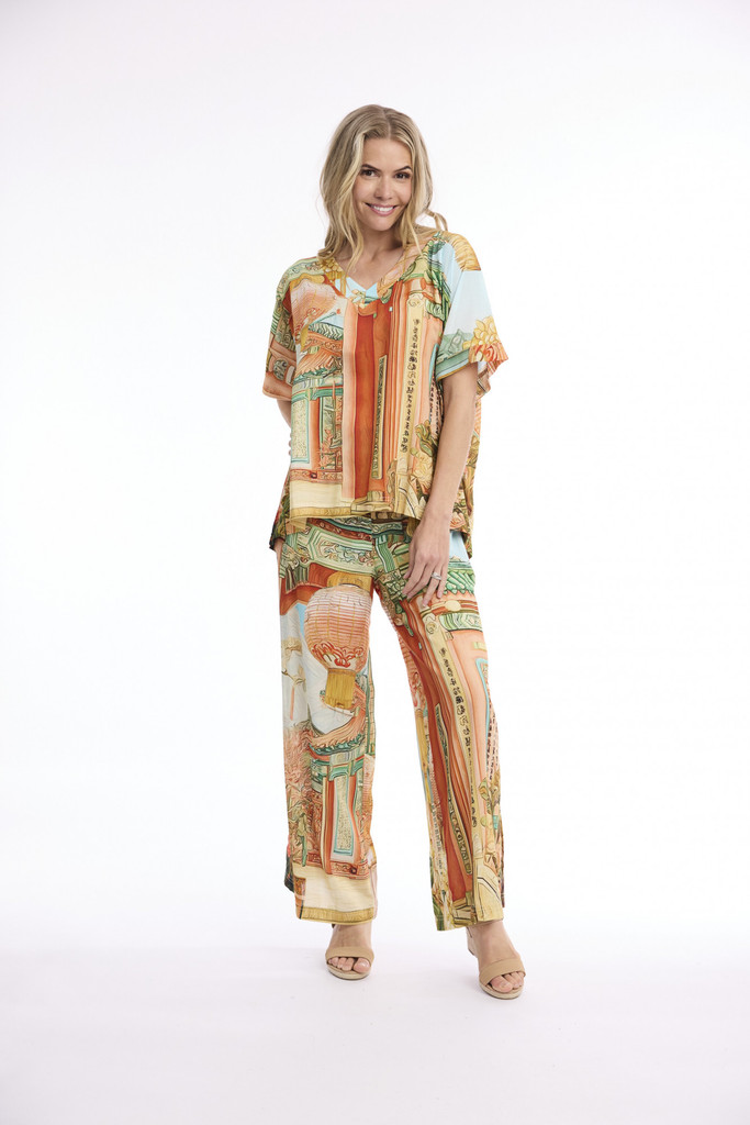 Oriental Dreams Digital Top Boxy by Orientique | Alibi Online Australia

