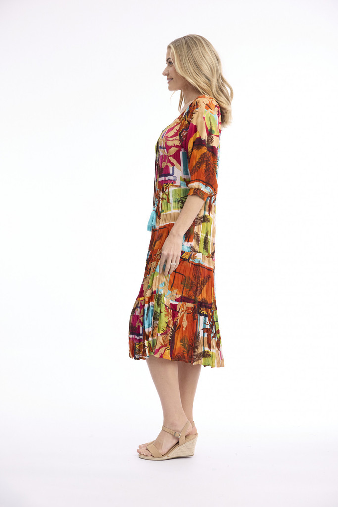Perpignan Perpignan Dress Layers Puff Sleeve by Orientique | Alibi Online Australia
