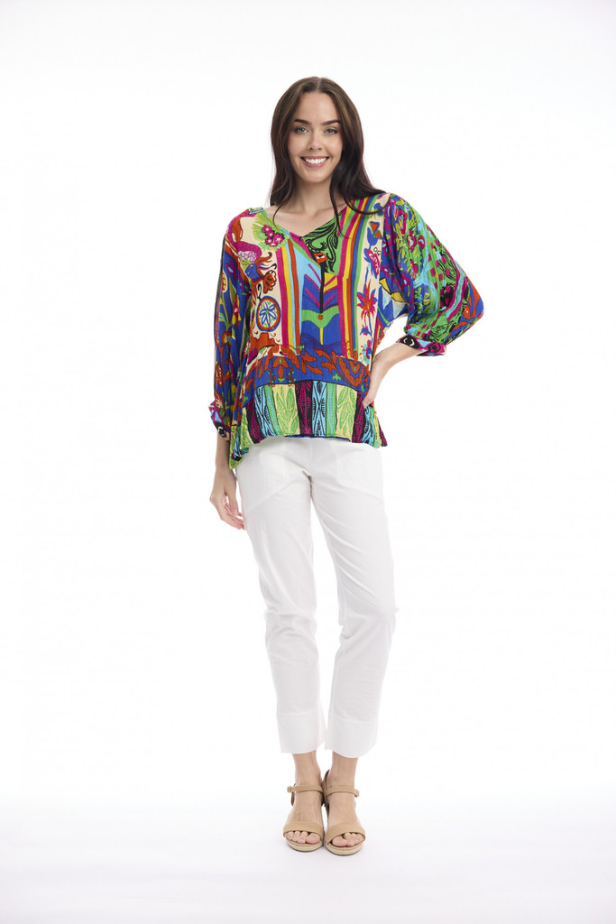 Bonnieux Bonnieux Top 3/4 Sleeve by Orientique | Alibi Online Australia
