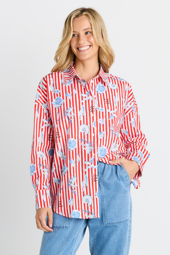 Women's Tops | Amalfi Shirt | BETTY BASICS