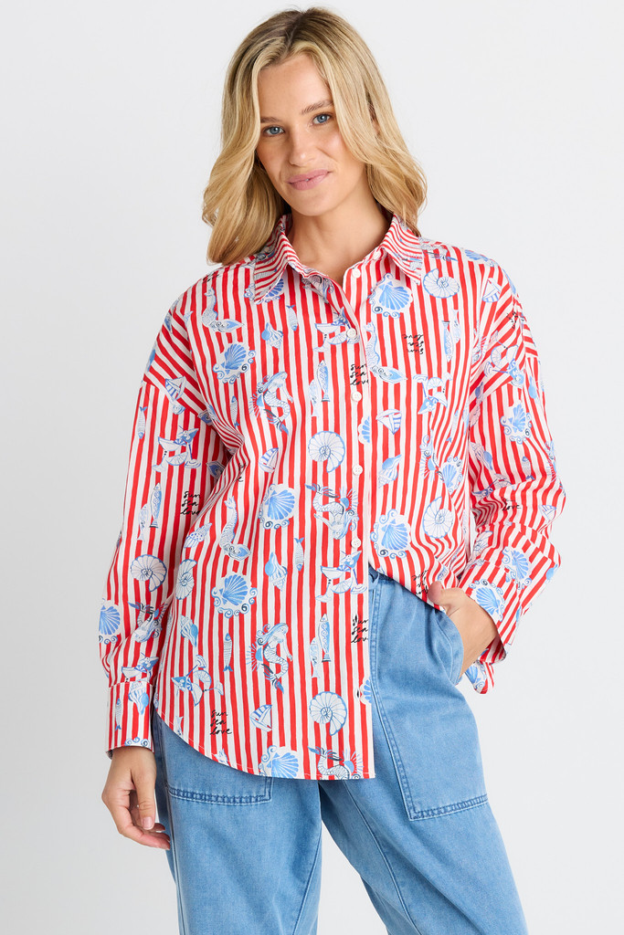 Women's Tops | Amalfi Shirt | BETTY BASICS