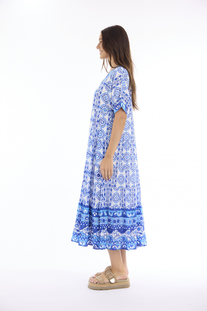 Women's Dresses | Maalti Blue Maxi Dress | ESCAPE 