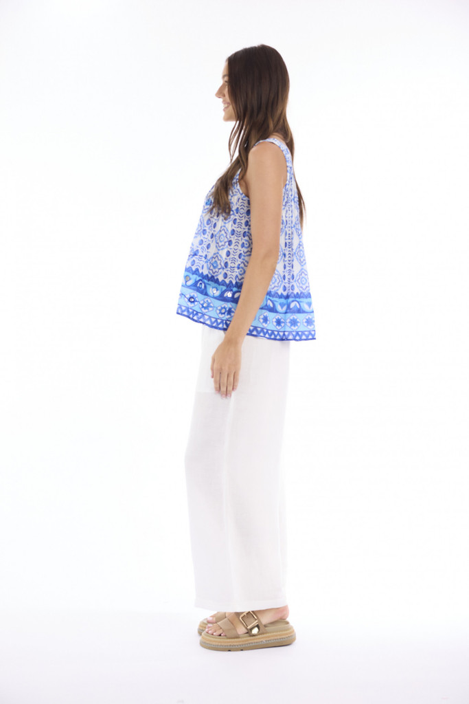 Women's Top | Maalti Blue Cami  | ESCAPE 