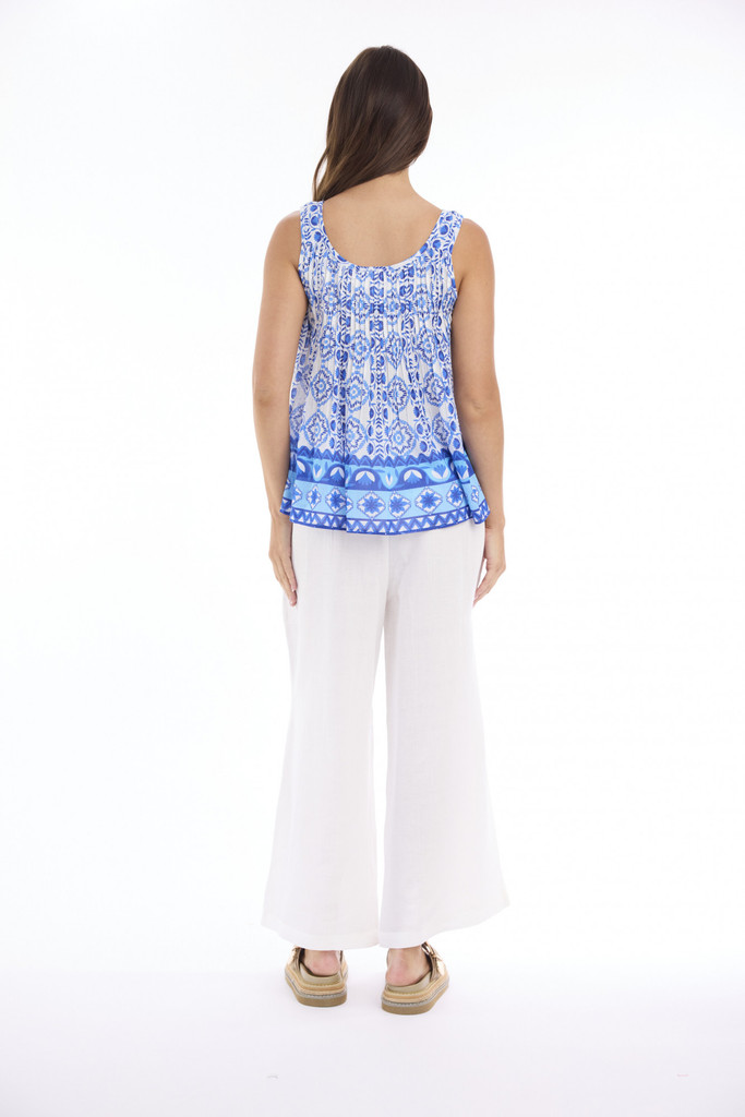 Women's Top | Maalti Blue Cami  | ESCAPE 
