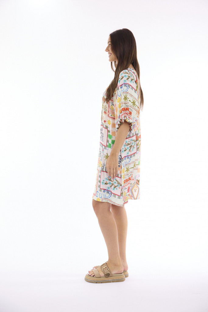 Women's Dresses | Filipa Puff Sleeve Dress | ESCAPE 