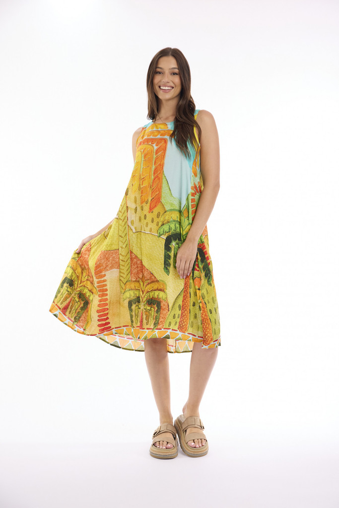 Women's Dresses | Maria Midi Sleeveless Dress | ESCAPE 