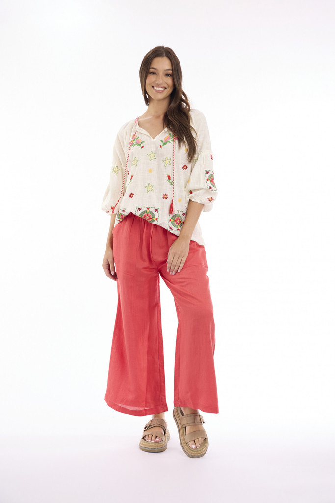 トップス maya Maya Embroidered Top in Print | ESCAPE | @alibiOnline