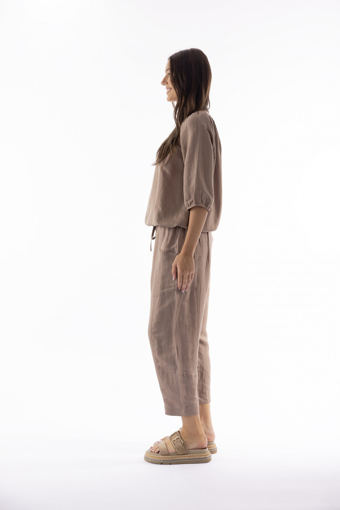 Women's Pant | Linen Solid Pant | ESCAPE 
