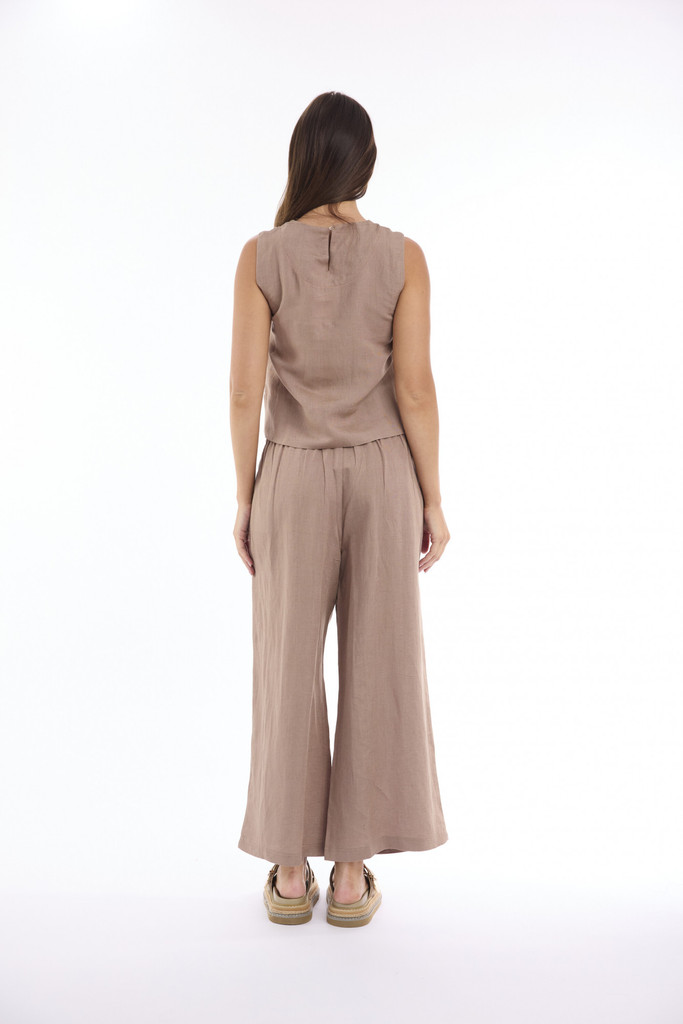 Women's Top | Linen Solid Cami  | ESCAPE 