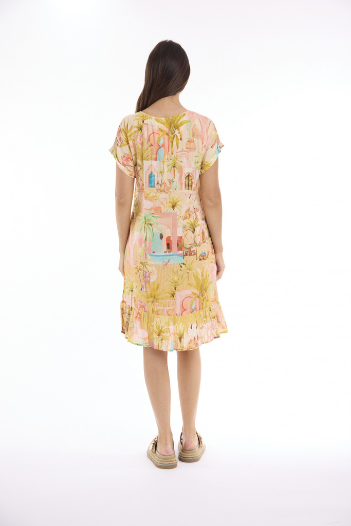 Women's Dresses | Sabina Frill Hem Dress | ESCAPE 