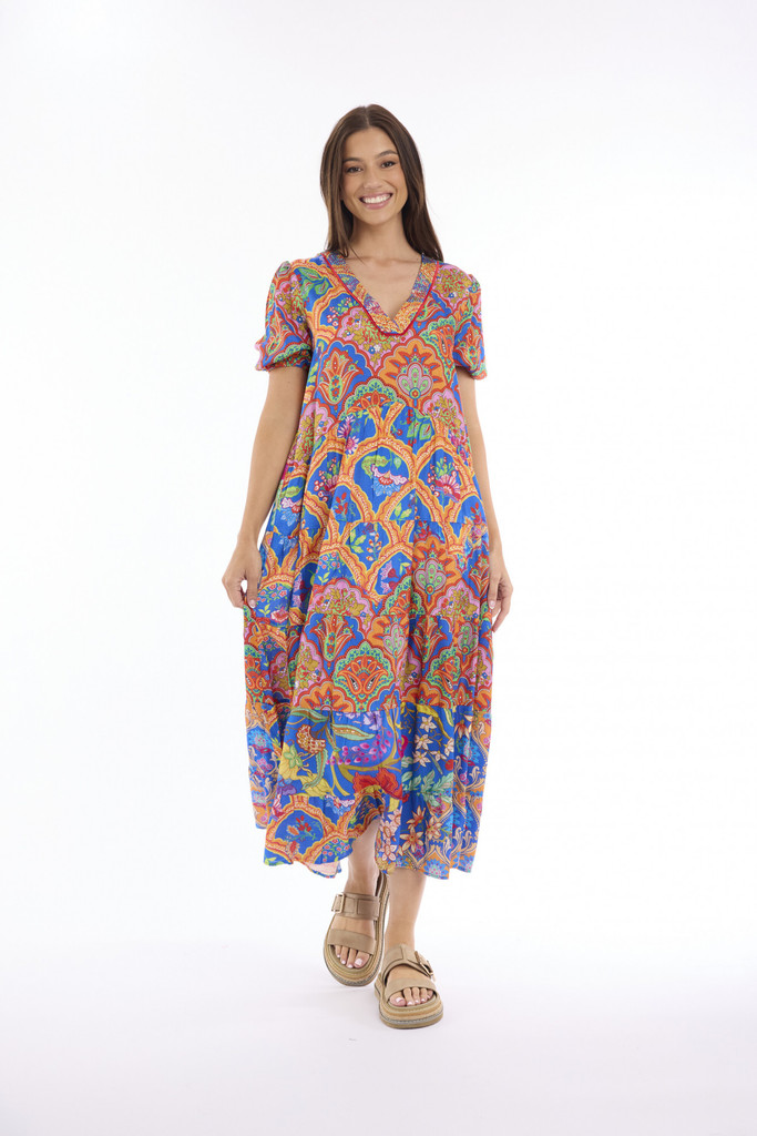 Women's Dresses | Aurora Maxi V Dress | ESCAPE 