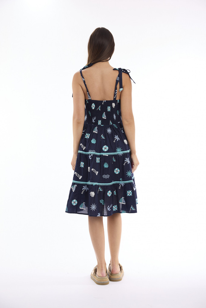 Women's Dresses | Marine Strappy Dress | ESCAPE 