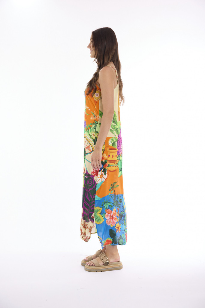 Women's Dresses | Kaftan Maxi Strappy Dress | ESCAPE 