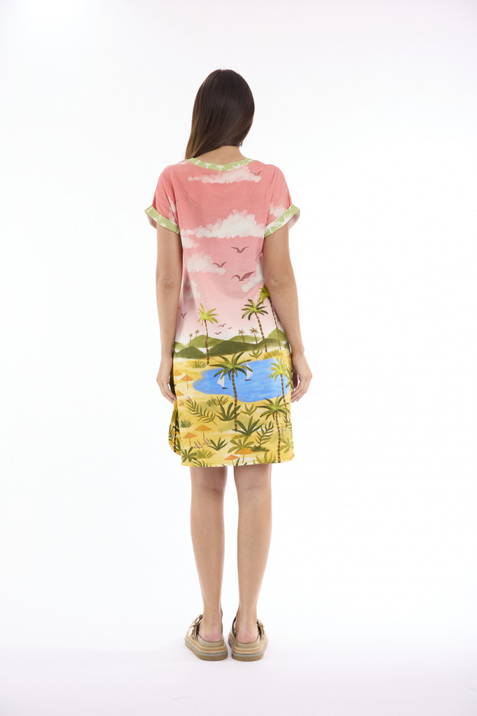 Women's Dresses | Escape Prints T-Shirt Dress | ESCAPE 