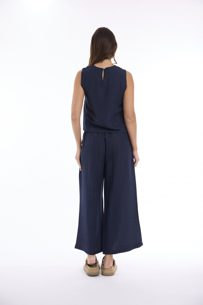 Women's Top | Linen Solid Cami  | ESCAPE 