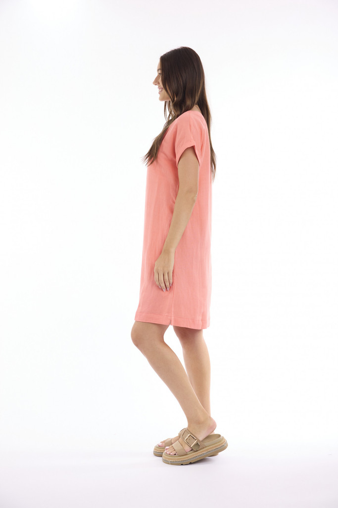 Women's Dresses | Linen Solid Shift Cap Sleeve Dress | ESCAPE 