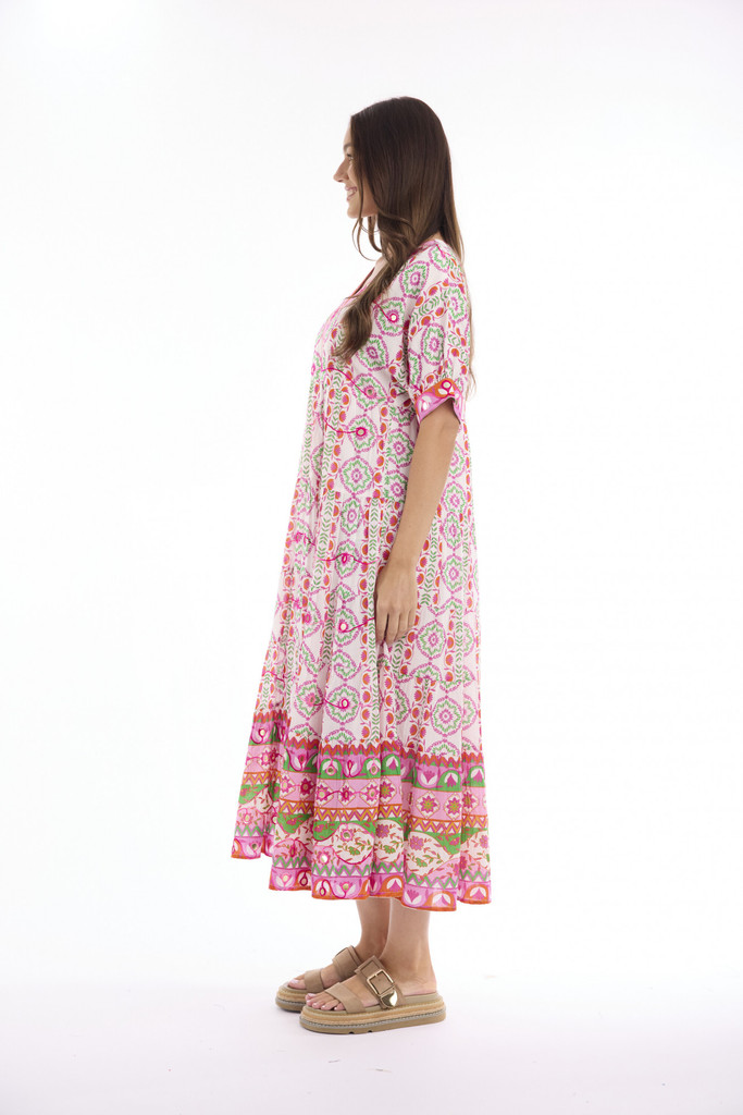 Women's Dresses | Maalti Pink Maxi Dress | ESCAPE 