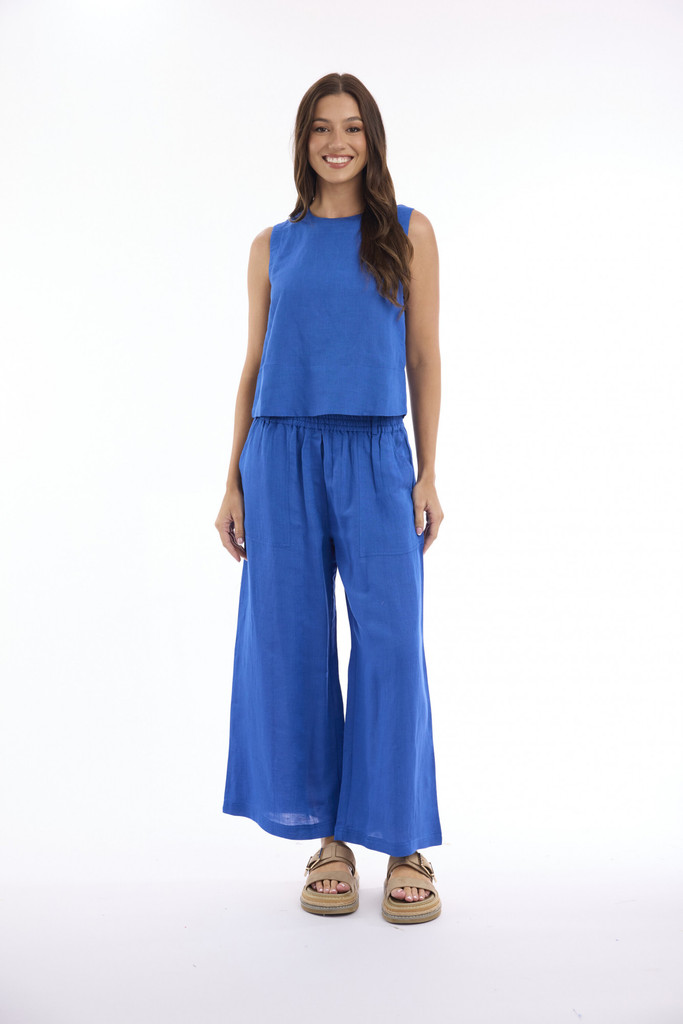Women's Top | Linen Solid Cami  | ESCAPE 