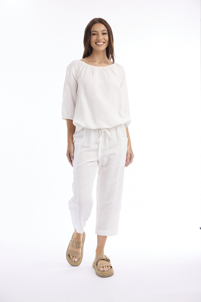 Women's Pant | Linen Solid Pant | ESCAPE 