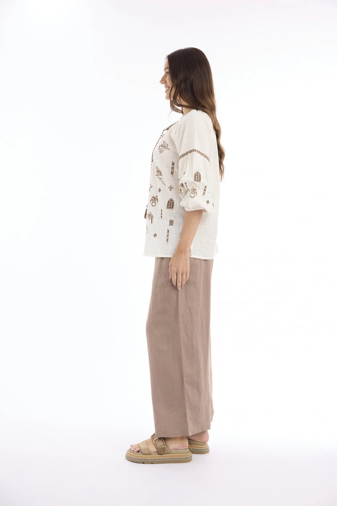 Women's Top | Sahara Embroidered Top | ESCAPE 