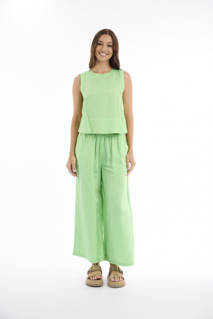 Women's Top | Linen Solid Cami  | ESCAPE 
