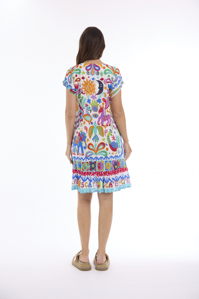 Women's Dresses | Carmen Frill Hem Dress | ESCAPE 