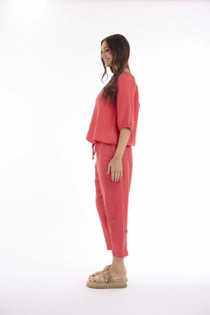 Women's Pant | Linen Solid Pant | ESCAPE 