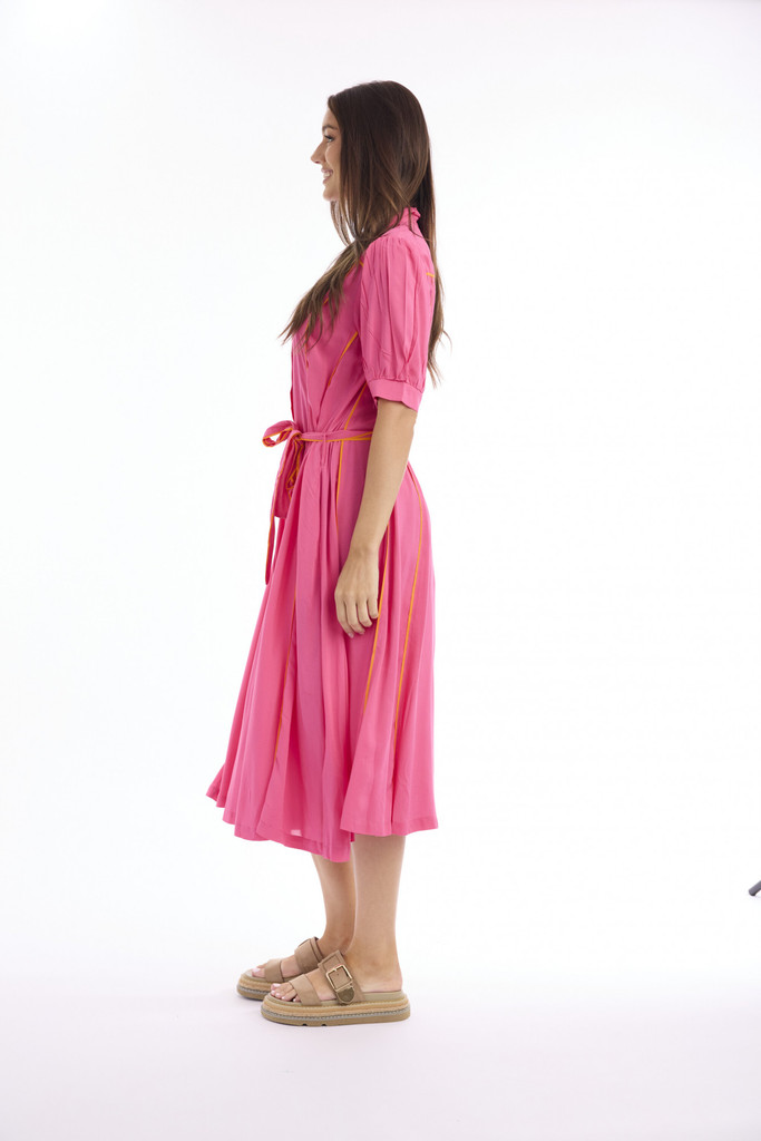 Women's Dresses | Solid Collar Dress | ESCAPE 