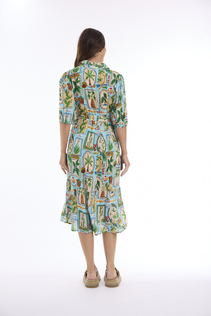 Women's Dresses | Samara Buttonthrough Collar Dress | ESCAPE 