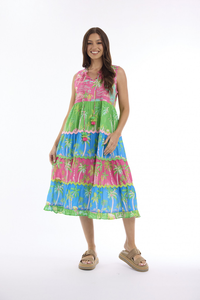 Women's Dresses | Estela Layered Sleeveless Dress | ESCAPE 