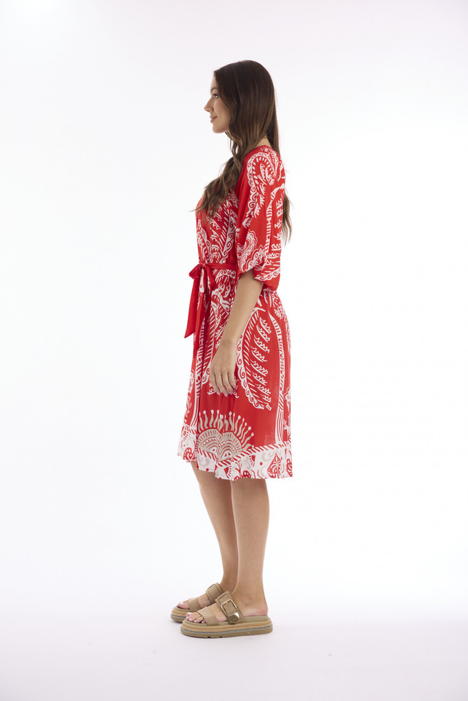 Women's Dresses | Josey Frill Puff Sleeve Dress | ESCAPE 