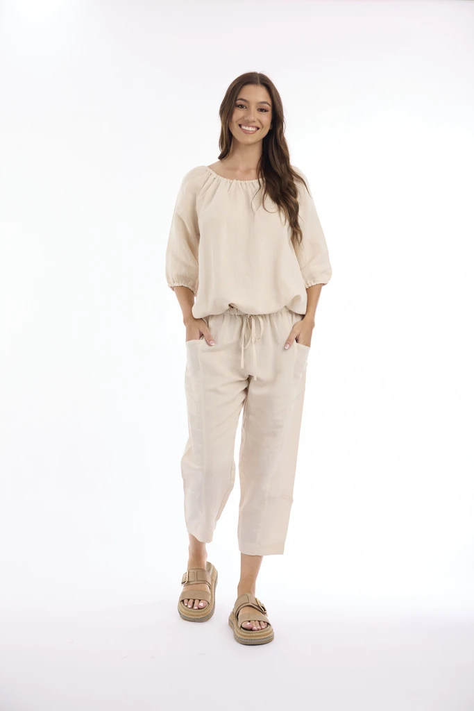 Women's Pant | Linen Solid Pant | ESCAPE 