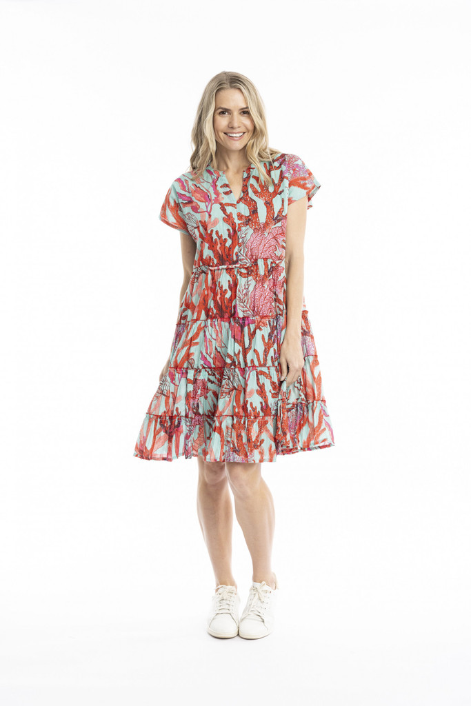 Women's Dresses | Leela V Neck Mini Dress | ONE SUMMER