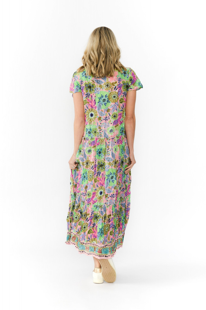 Women's Dresses | Zola V Neck Maxi Dress | ONE SUMME