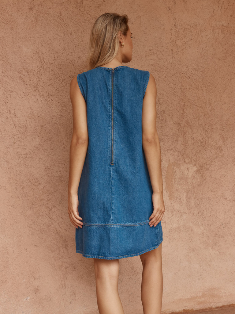 Women's Dress | Hart Denim Shift Dress | SASS