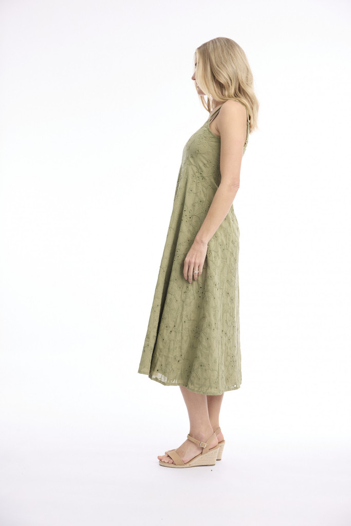 Broderie Broderie Dress Strappy by Orientique | Alibi Online Australia
