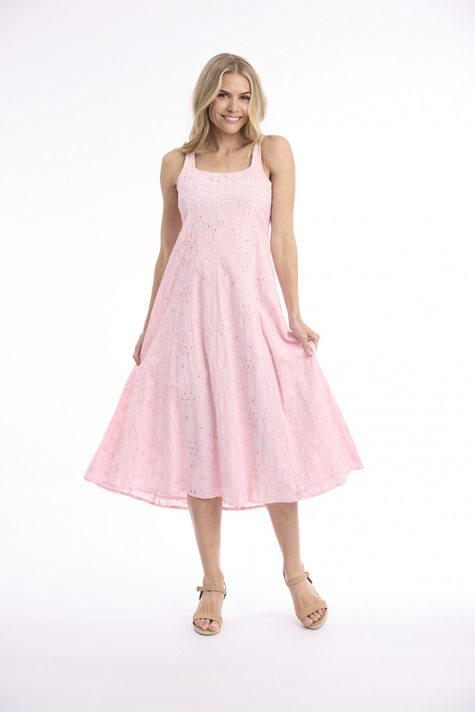 Broderie Broderie Dress Strappy by Orientique | Alibi Online Australia
