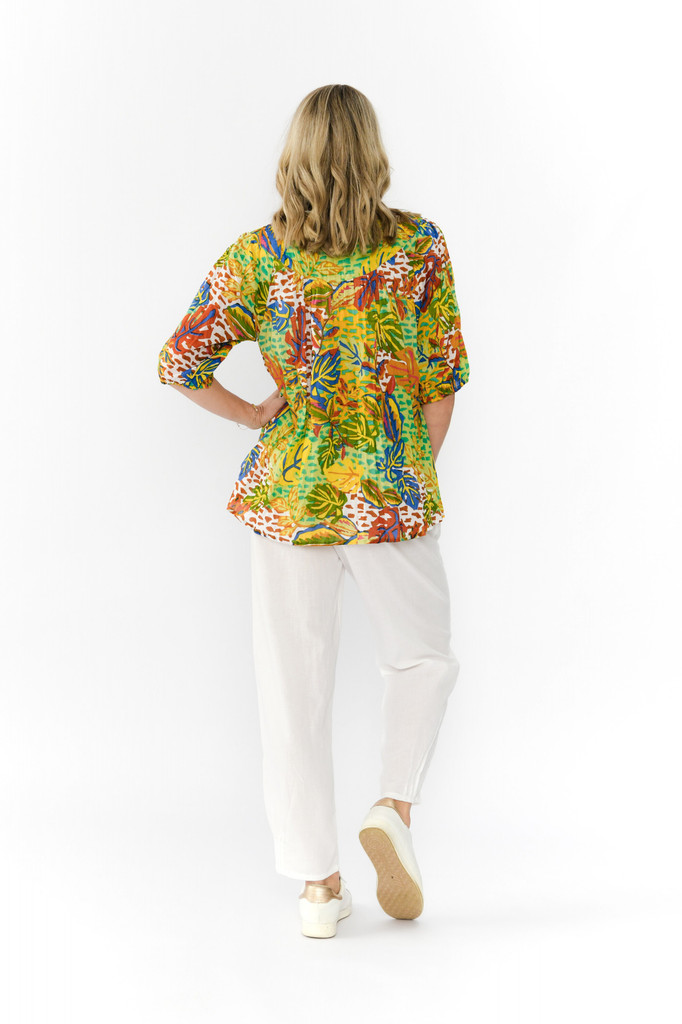 Women's Top | Tessa V-Neck Tassel Top | ONE SUMMER