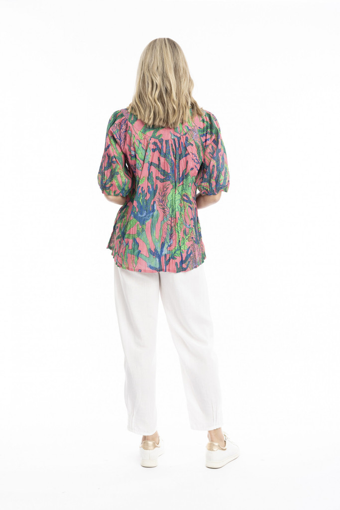 Women's Top | Tessa V-Neck Tassel Top | ONE SUMMER