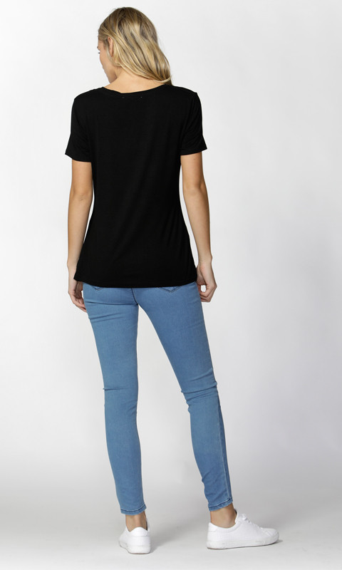 Women's Tops | Manhattan V-Neck Tee | BETTY BASICS