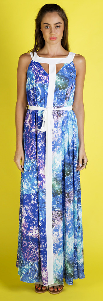 Ladies Dresses Online | Underwater Dreaming Cutout Maxi | Honey & Beau