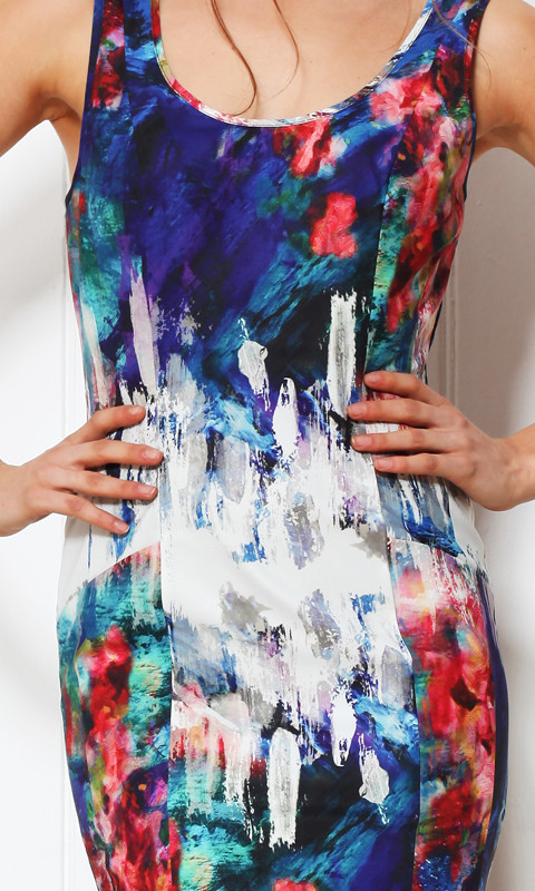 Ladies Dresses | Liquid Brush Dress | FATE